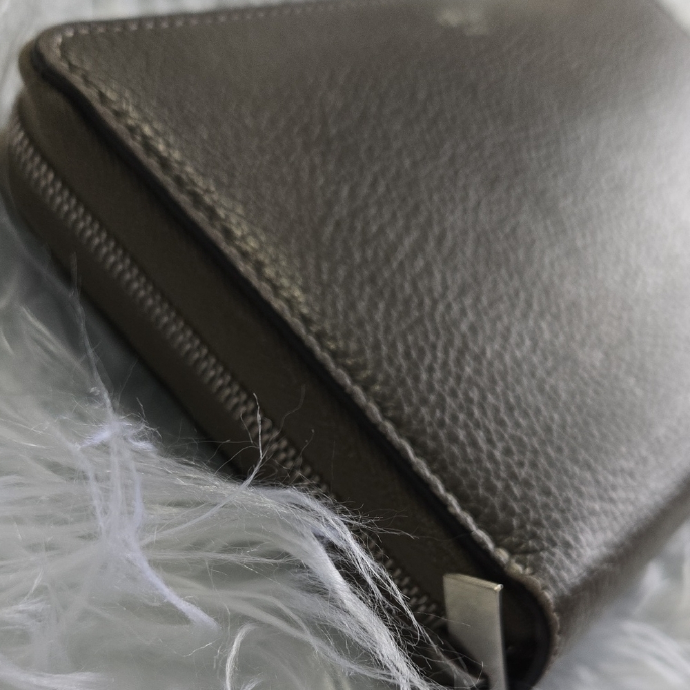 Celine Dark Brown Leather Wallet - Picture 3 of 14